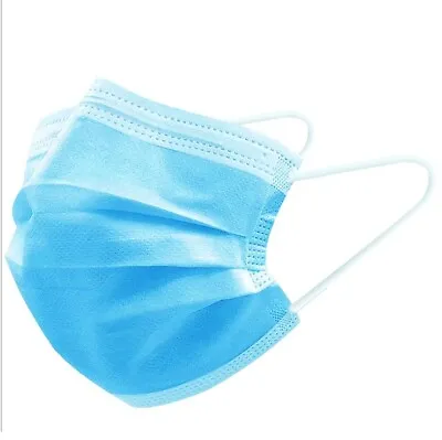 10 Pcs Dental Disposable Medical Dust Mouth Surgical Face Mask Respirator Blue • $3.99