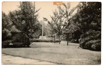 Memorial Park Metuchen N.J. Vintage Postcard NJ • $7.99