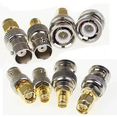 2 Set 8 Pcs BNC To SMA Type Male Female RF Kit Adapter Connector Test Converter • $9.90