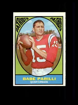 1967 Topps Football #002 Babe Parilli STARX 6 EX/MT  (CS137013) • $5.99