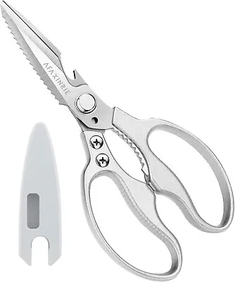 Multifunctional Kitchen Scissors Stainless Steel Tool Meat Veg Fish Cooking • £8.99