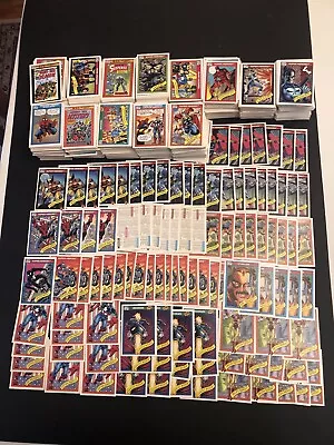 1990 MARVEL UNIVERSE 1st Edition Over 1700 Cards (VG-NM) Must See Bulk Lot • $39