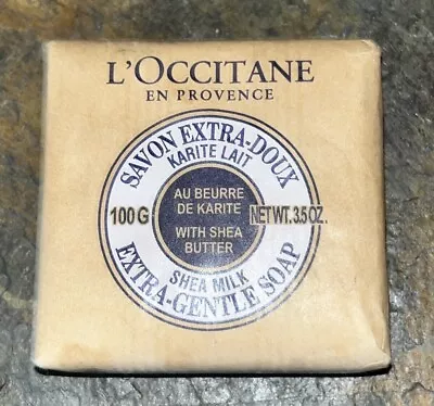 L'Occitane Extra Gentle Milk Bar Soap With Shea Butter 3.5 Oz. / 100g - NEW • $13.99