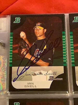 Ian Snell Autographed Signed 2005 Bowman Card Pittsburgh Pirates Coa • $49.99