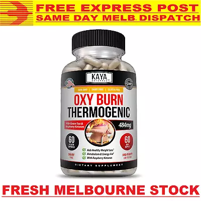 $39.50 • Buy OXY BURN Thermogenic Fat Burner OxyXtreme OxyShred Lipo Diet Weight Loss 60 Caps