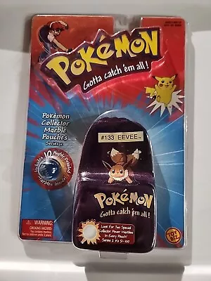 Vintage Pokemon 1999 Collector Marble Pouch Series 2 Purple Eevee BRAND NEW • $89.99