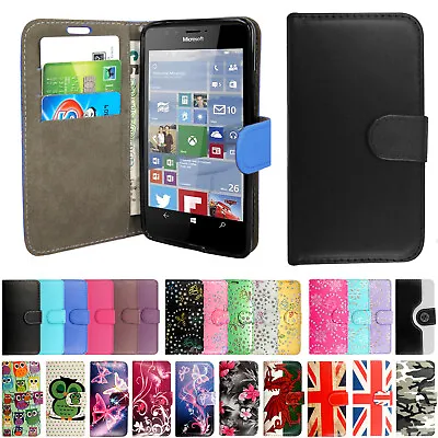 £2.99 • Buy Leather Wallet Case For Microsoft Lumia 650 950 640 550 LTE XL Luxury Flip Cover