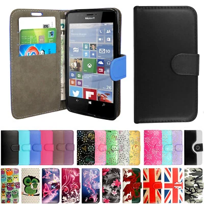 £2.99 • Buy Leather Wallet Case For Microsoft Lumia 650 950 640 550 LTE XL Luxury Flip Cover