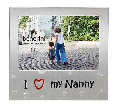 I Love My Nanny Photo Picture Frame Mothers Day Gift Birthdays Christmas Nan  • £5.99