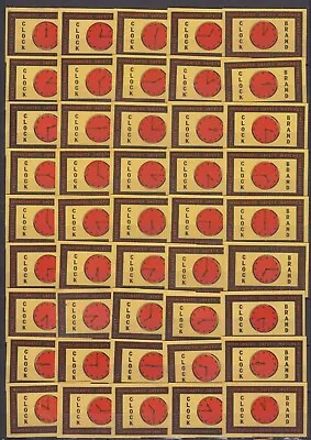 Latvia - 1950-60s  Clocks  Matchbox Labels - Lot 12 • $0.99