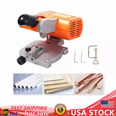 Mini 0°-45° Miter Saw Wood Metal Cutting Machine Bench Cut-off Chop Saw Set USA • $39.91