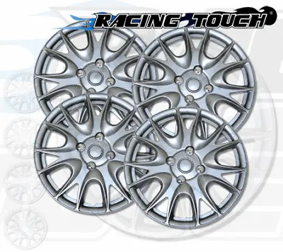 $58.36 • Buy Wheel Cover Replacement Hubcaps 14  Inch Metallic Silver Hub Cap 4pcs Set #533