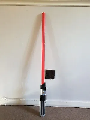 Disney Store Star Wars Darth Vader Lights Sounds FX Lightsaber 2014 • £19.99