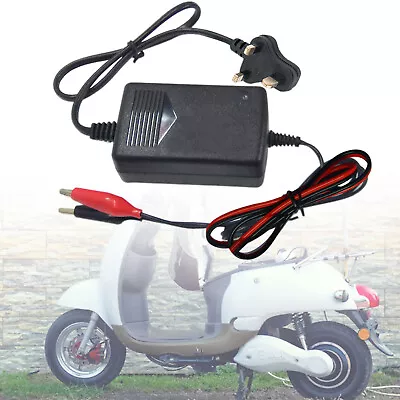 6V Volt Sealed Lead Acid Battery Charger For Motorbike Quad Toy Car Kids Riding • £9.45