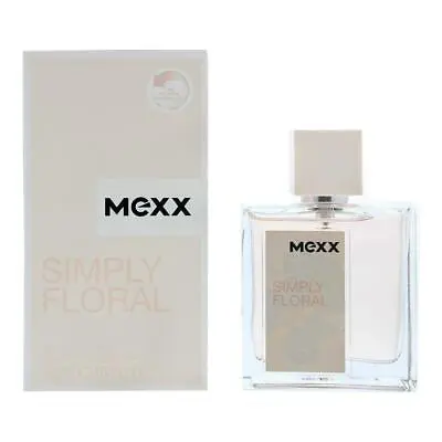 Mexx Simply Floral Eau De Toilette 50ml Spray For Her - NEW. Women's EDT • £10.40