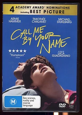 $10 • Buy Call Me By Your Name - R4 DVD Italian Drama