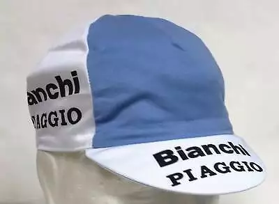 Bianchi Piaggio Vintage Team Cycling Cap - Made In Italy By Apis • $12.71