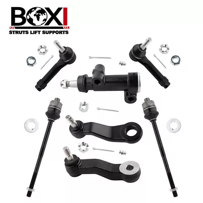 7PC Front Inner Outer TieRod Pitman Idler Arm Steering For Silverado Tahoe Yukon • $66.49