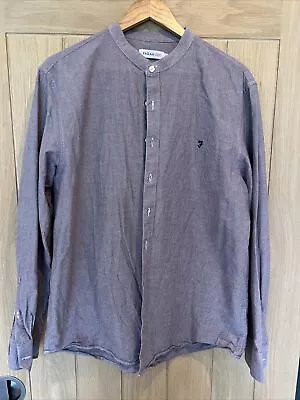 Farah 1920 Grandad Collar Shirt - Size XL • £9.99