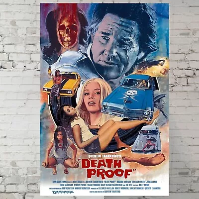 Death Proof Movie Poster Quentin Tarantino Kurt Russel - 11x17  Wall Decor • $14.90