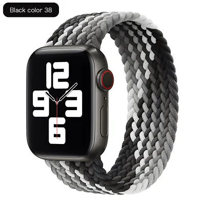 £2.99 • Buy Watch Band Strap Nylon Braided For For Apple Watch Ultra 2 Series 9 8 Solo Loop