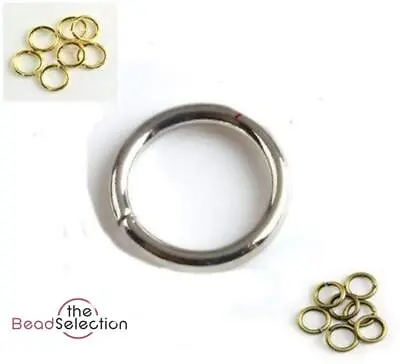Jump Rings 4mm 5mm 6mm 7mm 8mm 10mm Very Strong 1mm Thick Jewllery Making • £3.39