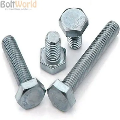 M7 (7mm) FULLY THREADED SET SCREW GRADE 8.8 ZINC HEXAGON HEX HEAD BOLTS SCREWS • £107.35