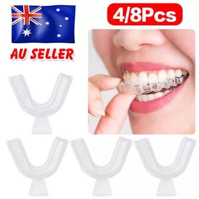 $4.99 • Buy Teeth Whitening Mouth Trays Custom Self Mould Thermo Plastic Clear Guards