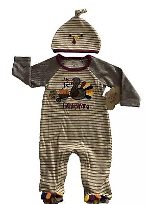 My 1st Thanksgiving Boys 2 Piece Outfit Turkey 9M New • $16.95