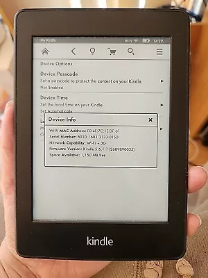 Kindle Paper White EY21 3G + Wi Fi 2GB • $99