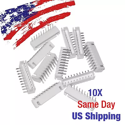 JST XH2.54mm 10 Pin Right Angle Wire Cable Connector Header Male PCB 10PCS USA! • $7.60