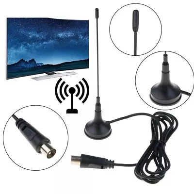 Mini Tv Antenna Dvb-t/t2 5dbi Indoor Aerial Digital Dvb-t Hdtv Easy To Install • $11.94