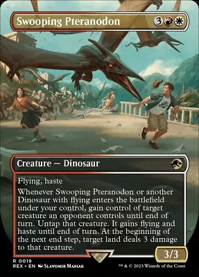 MTG Swooping Pteranodon (19/48) Jurassic World Collection NM • $3.45