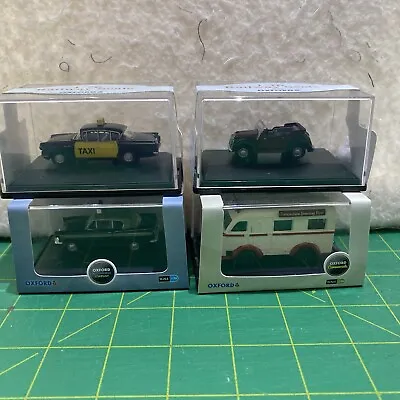 Oxford Diecast 1:76 Scale 4 Models Austin K8 Morris 8 Vauxhall Sunbeam Police • £12