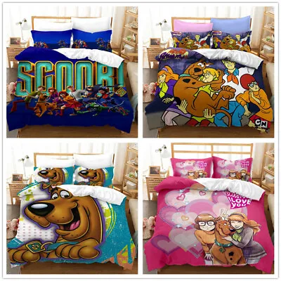 £36 • Buy Kids Scooby Doo Bedding Set 3D Duvet Cover Quilt Cover Pillowcase Single Double
