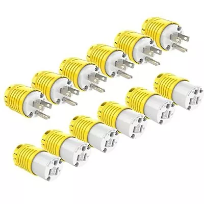 Extension Cord Ends Male And Female 15 Amp 125 Volt  Plug NEW  • $34.16