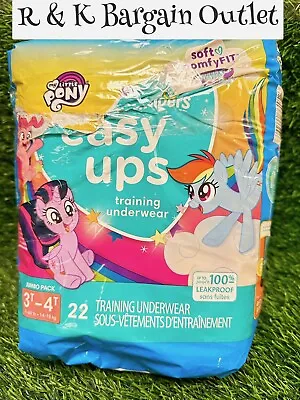 Pampers Easy Ups Potty Training Underwear  My Little Pony Size 3T-4T 22 Ct Read • $11.86