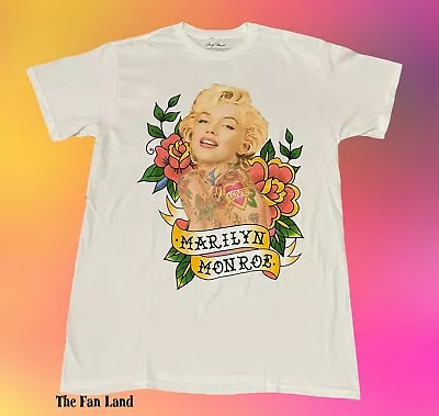 New Marilyn Monroe Classic Tattoo Throwback Mens T-Shirt • $19.95