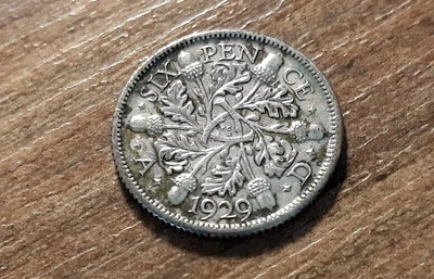 £0.99 • Buy George V Silver Sixpence 1929