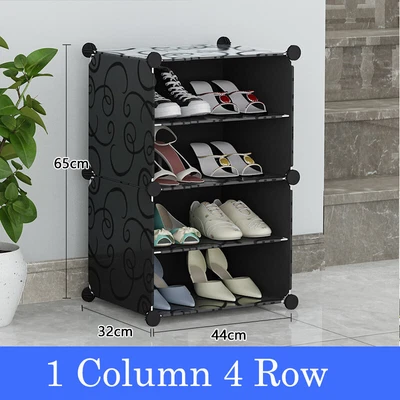 $26.99 • Buy 100 Pairs 10 Tier Cube DIY Shoe Cabinet Rack Storage Portable Stackable Organise