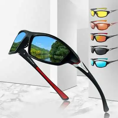 Polarized Sunglasses Men Women Square Cycling Sport Driving Fishing UV400 UK  • £6.98