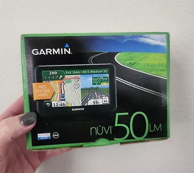 GARMIN NUVI 50LM 5  GPS W/Charger Mount And Manual Bundle  • $24.99