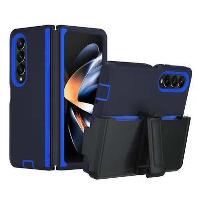 $13.28 • Buy Shockproof Rugged Phone Hybrid Cover Case For Samsung Galaxy Z Fold 4 /Belt Clip