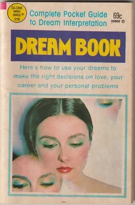 Dream Book - 1984 Globe Mini Mag Complete Pocket Guide To Dream Interpretation • $6