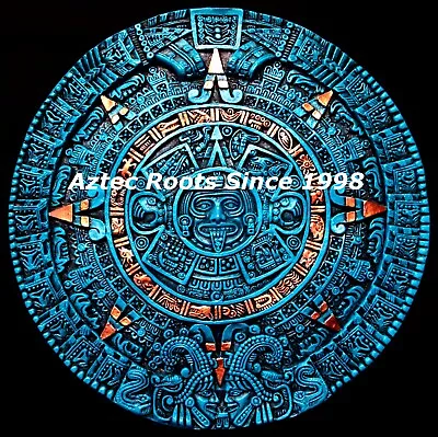 $88 • Buy Aztec Maya Mayan Sun Stone Calendar Mexico Mexican Flag Wall Plaque Decor Art