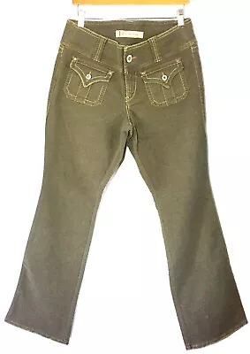 $69.99 • Buy NWT Z Cavaricci Torrid Olive Green Worn Suede Front Pocket Details Size 12 Nice!