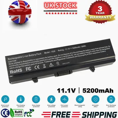 £14.49 • Buy 4/6/9-Cell Battery For Dell Inspiron 1525 1526 1545 1440 1750 GW240 M911G RN873