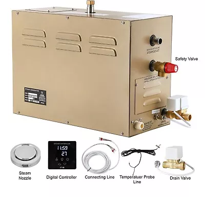 CGOLDENWALL 6KW Commercial Self-Draining Steam Generator Shower System  • $400