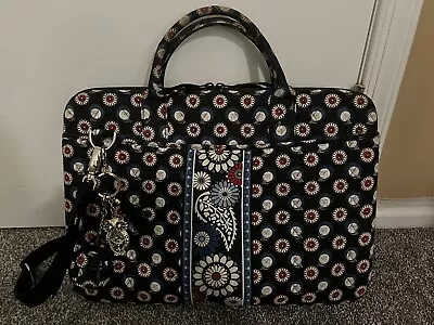 Vera Bradley Night Owl Large Laptop Computer Brief Case Sleeve Tote • $20