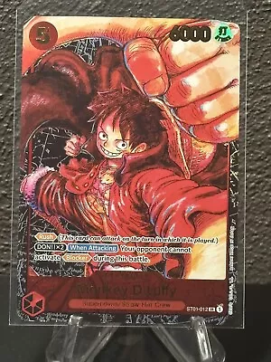 One Piece Monkey D Luffy ST01-012 Awakening Of The New Era Alt Art • $19.99